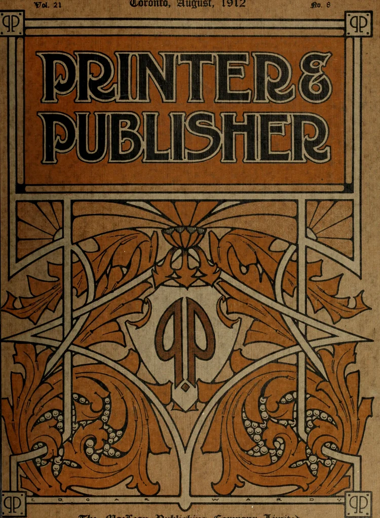An illustration from Canadian printer & publisher, 1912, leaf 612