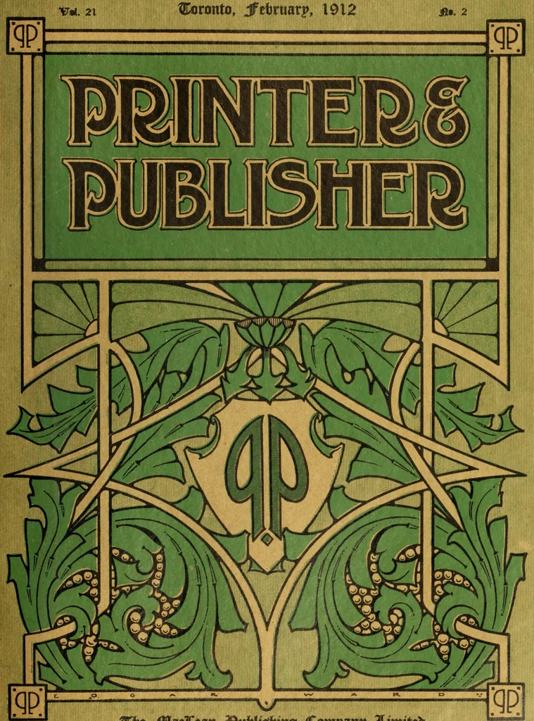 An illustration from Canadian printer & publisher, 1912, leaf 82