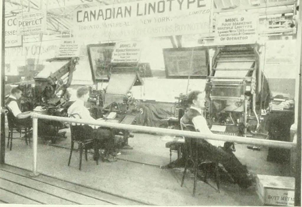 An illustration from Canadian printer & publisher, 1912, leaf 836