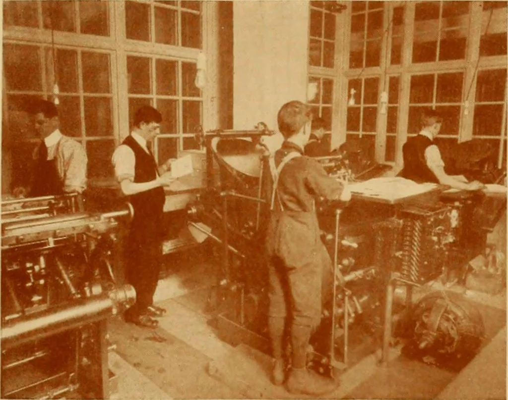 An illustration from Canadian printer & publisher, 1913, leaf 122