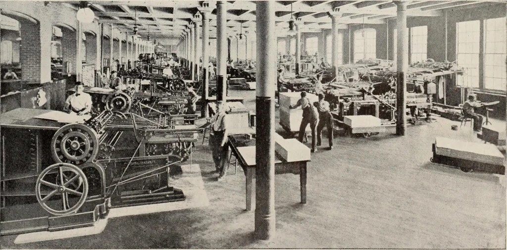 An illustration from Canadian printer & publisher, 1913, leaf 196