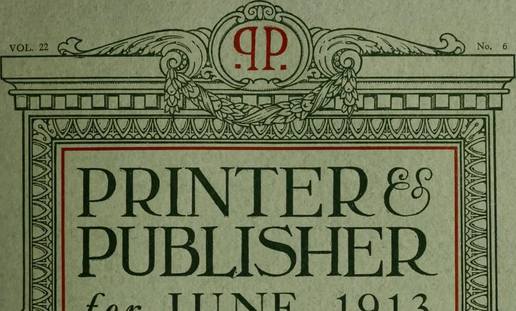 An illustration from Canadian printer & publisher, 1913, leaf 404