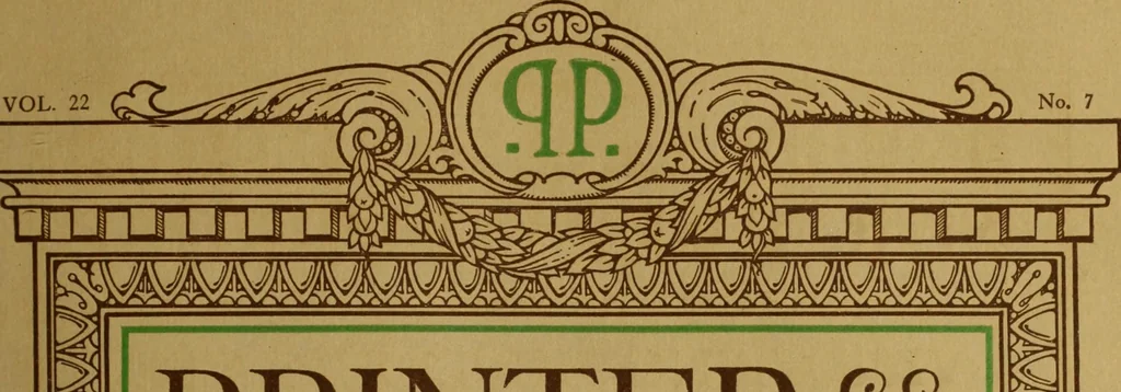 An illustration from Canadian printer & publisher, 1913, leaf 494