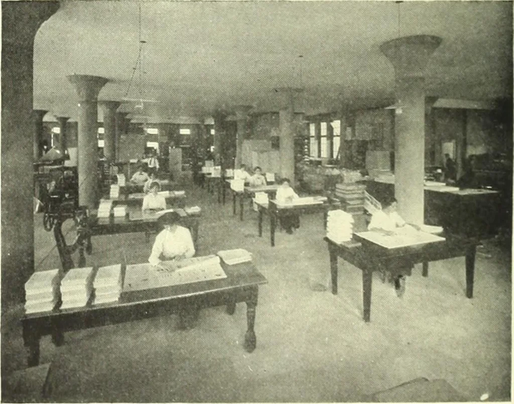 An illustration from Canadian printer & publisher, 1914, leaf 135