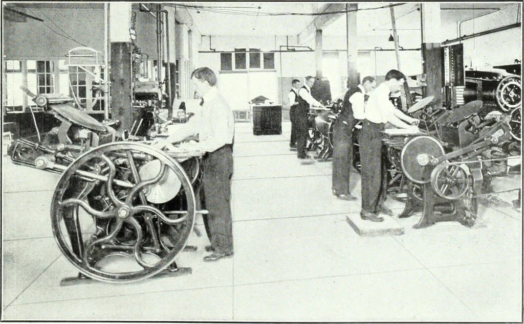 An illustration from Canadian printer & publisher, 1914, leaf 220