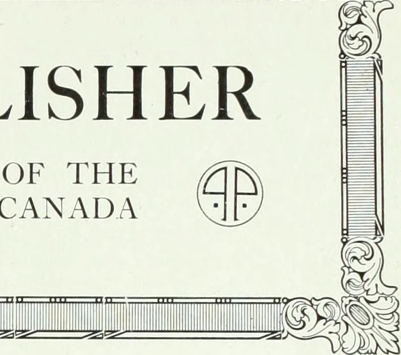 An illustration from Canadian printer & publisher, 1914, leaf 646