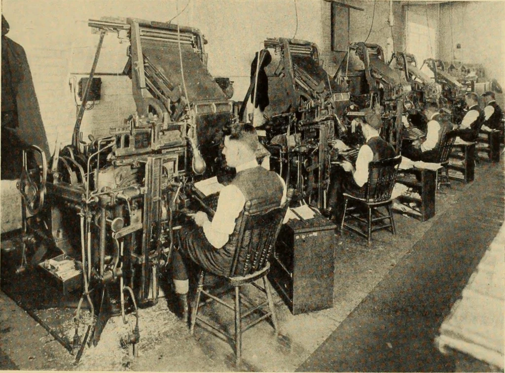 An illustration from Canadian printer & publisher, 1916, leaf 102