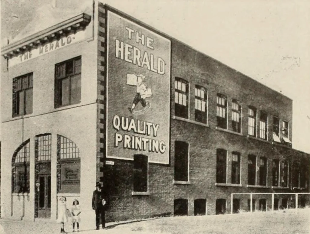 An illustration from Canadian printer & publisher, 1916, leaf 118