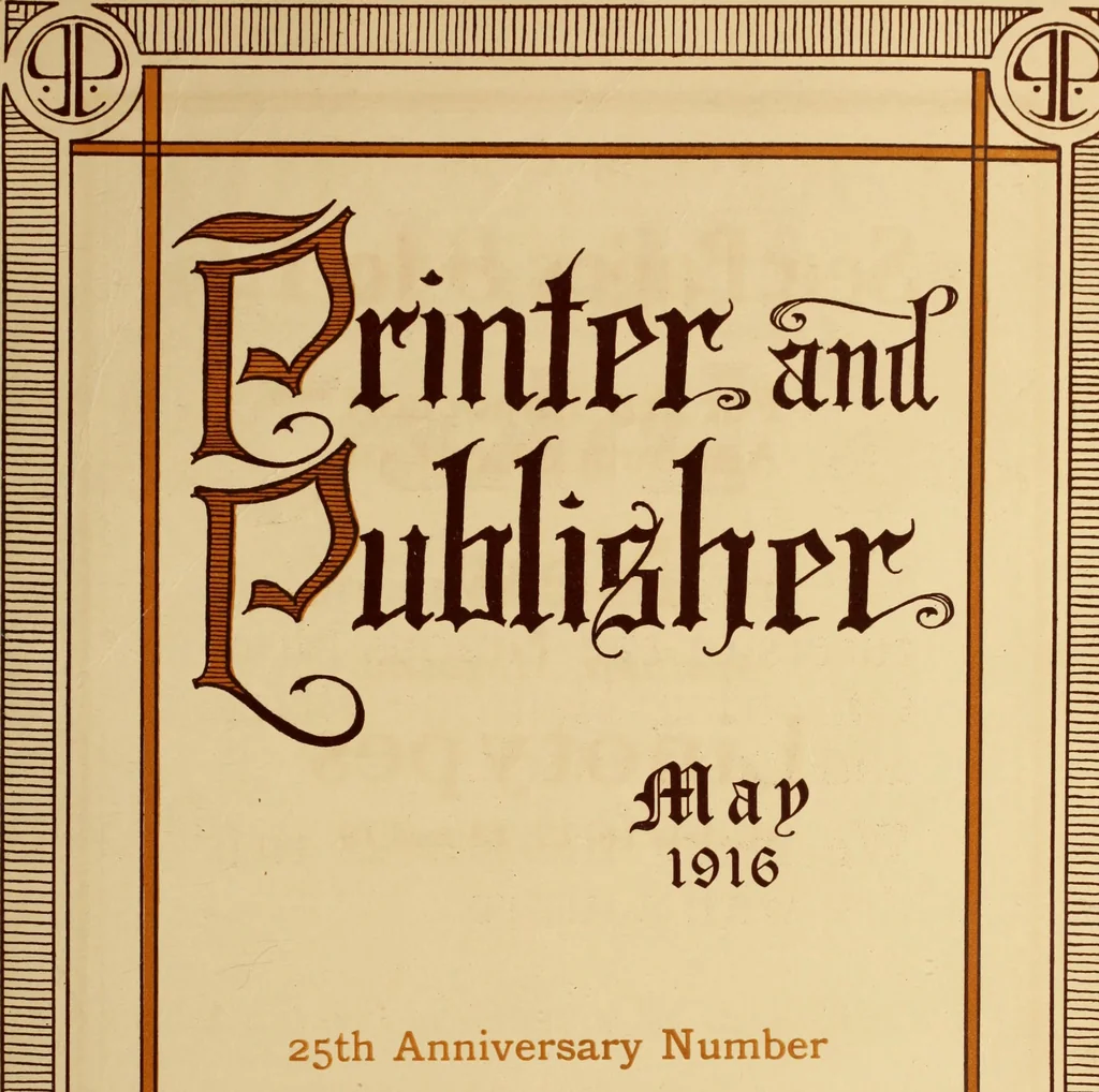 An illustration from Canadian printer & publisher, 1916, leaf 264
