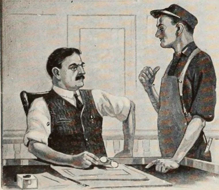 An illustration from Canadian printer & publisher, 1916, leaf 399