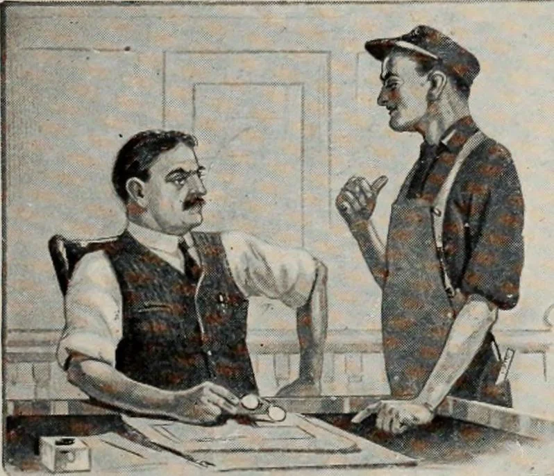 An illustration from Canadian printer & publisher, 1916, leaf 460