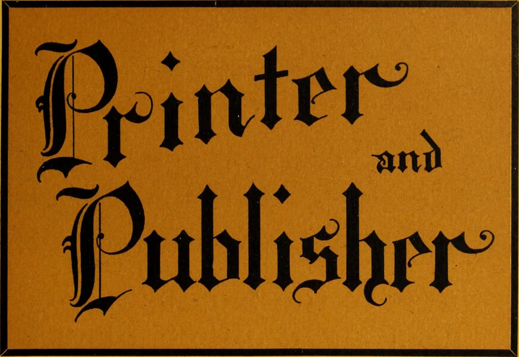 An illustration from Canadian printer & publisher, 1916, leaf 510