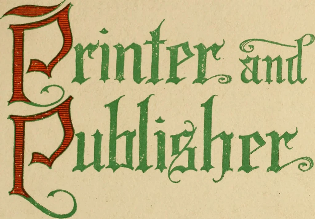 An illustration from Canadian printer & publisher, 1916, leaf 6