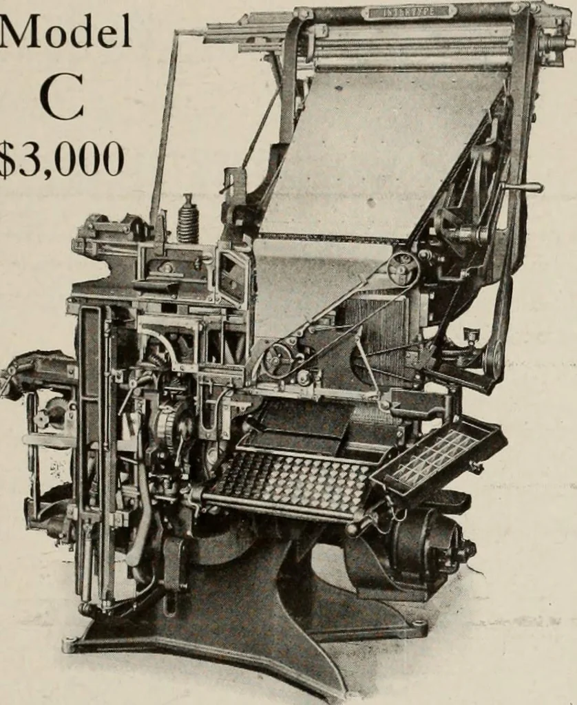 An illustration from Canadian printer & publisher, 1916, leaf 702