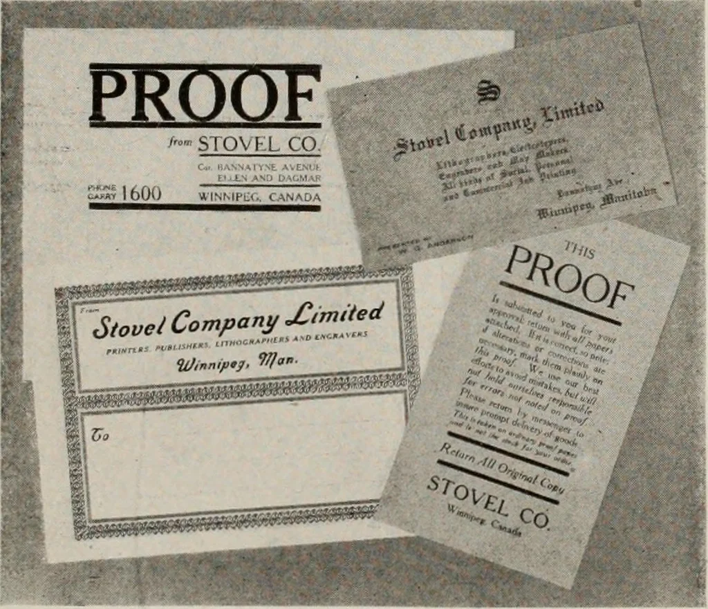 An illustration from Canadian printer & publisher, 1916, leaf 738