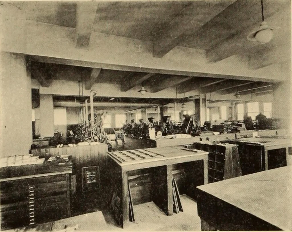 An illustration from Canadian printer & publisher, 1916, leaf 91