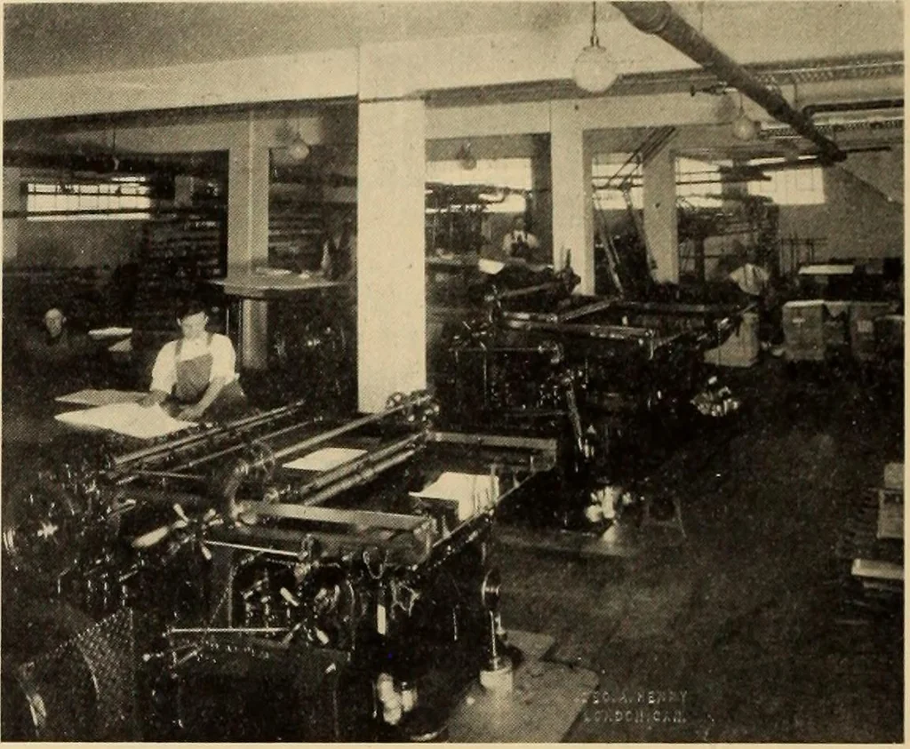An illustration from Canadian printer & publisher, 1916, leaf 95