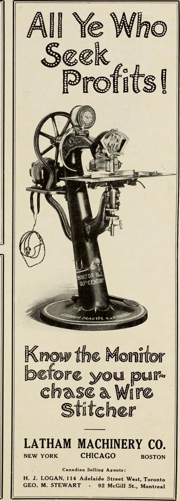 An illustration from Canadian printer & publisher, 1917, leaf 186