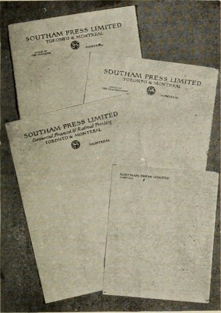 An illustration from Canadian printer & publisher, 1917, leaf 270