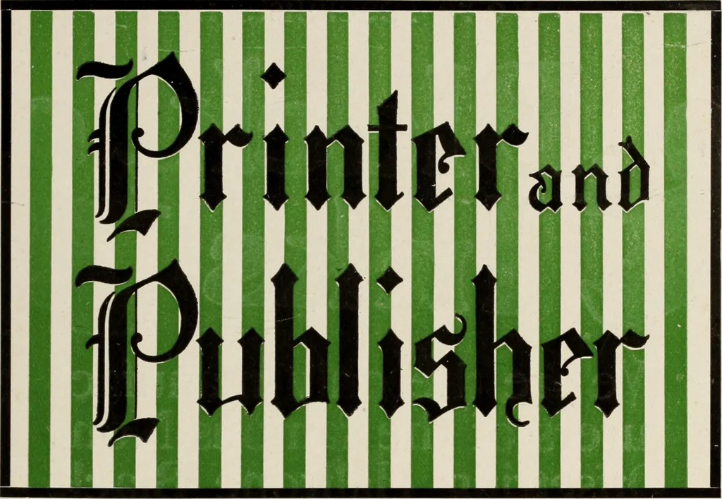 An illustration from Canadian printer & publisher, 1917, leaf 416