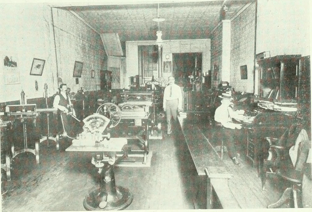 An illustration from Canadian printer & publisher, 1918, leaf 112