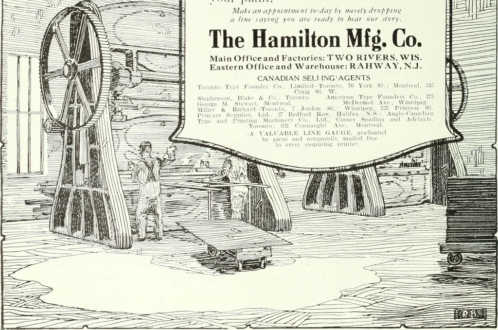 An illustration from Canadian printer & publisher, 1918, leaf 197