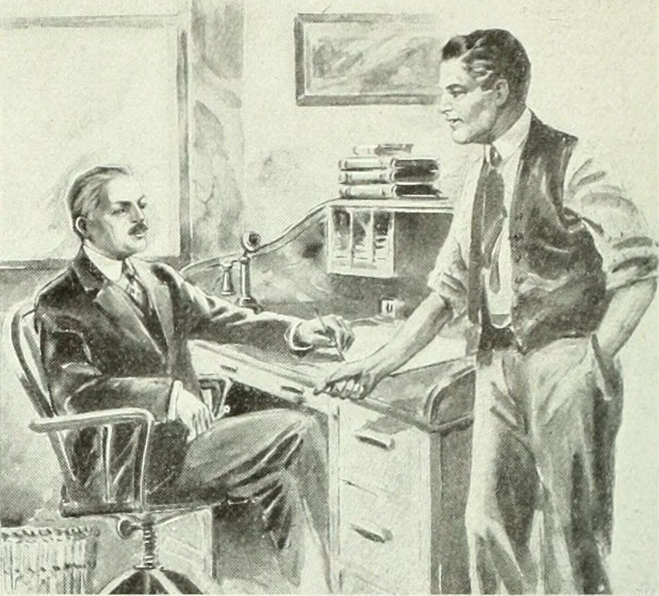 An illustration from Canadian printer & publisher, 1918, leaf 341