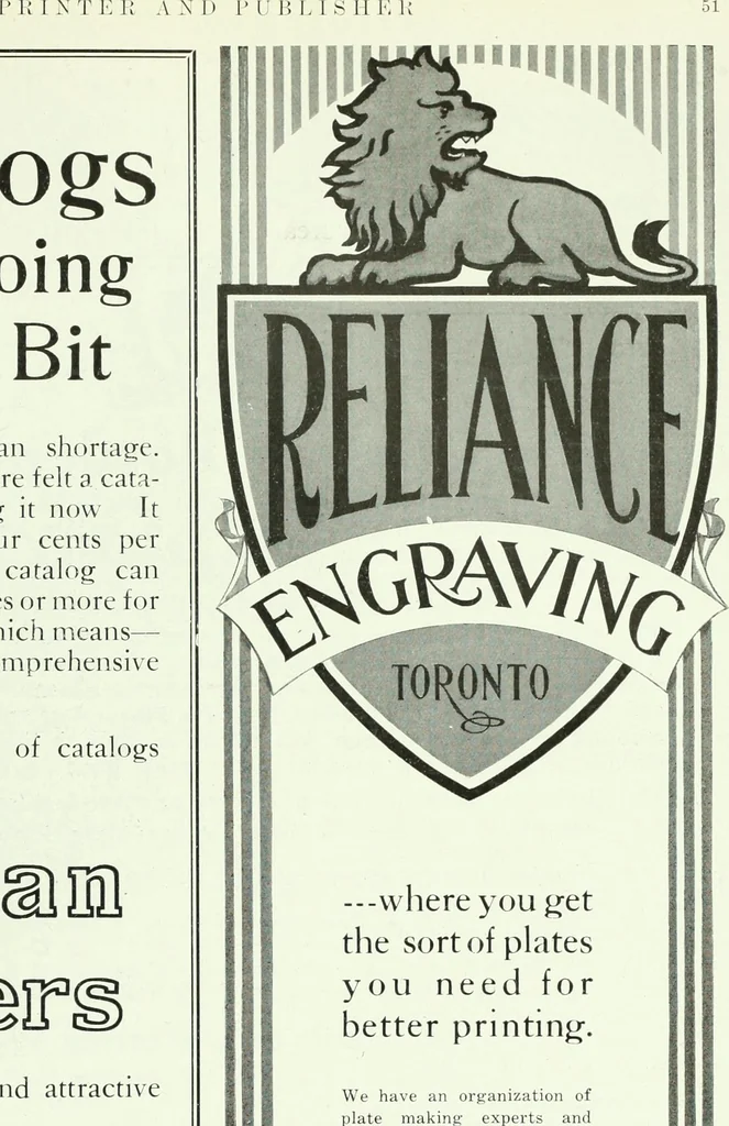 An illustration from Canadian printer & publisher, 1918, leaf 522