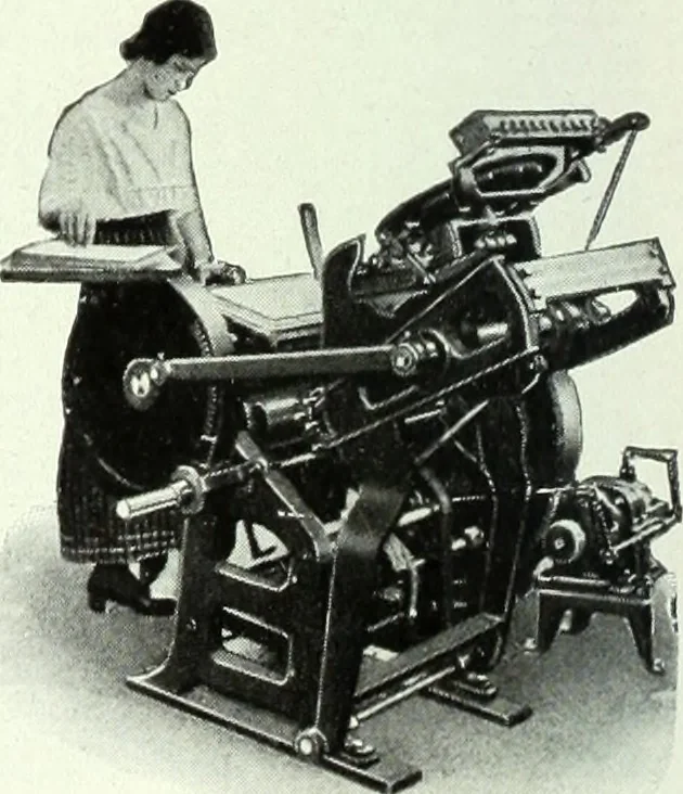 An illustration from Canadian printer & publisher, 1918, leaf 577