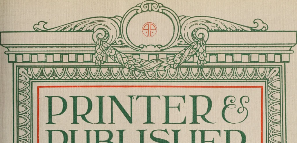 An illustration from Canadian printer & publisher, 1918, leaf 588