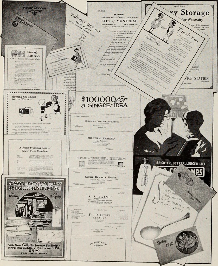An illustration from Canadian printer & publisher, 1919, leaf 149