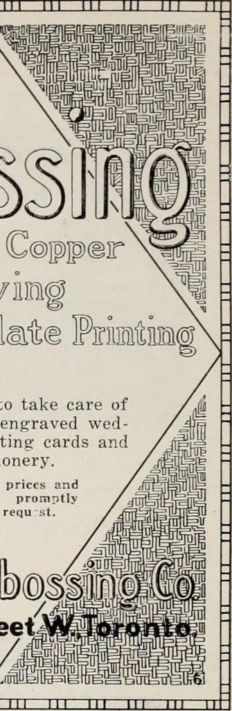 An illustration from Canadian printer & publisher, 1919, leaf 299