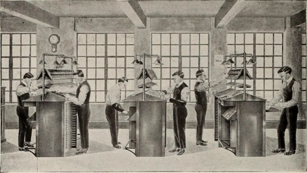 An illustration from Canadian printer & publisher, 1919, leaf 513