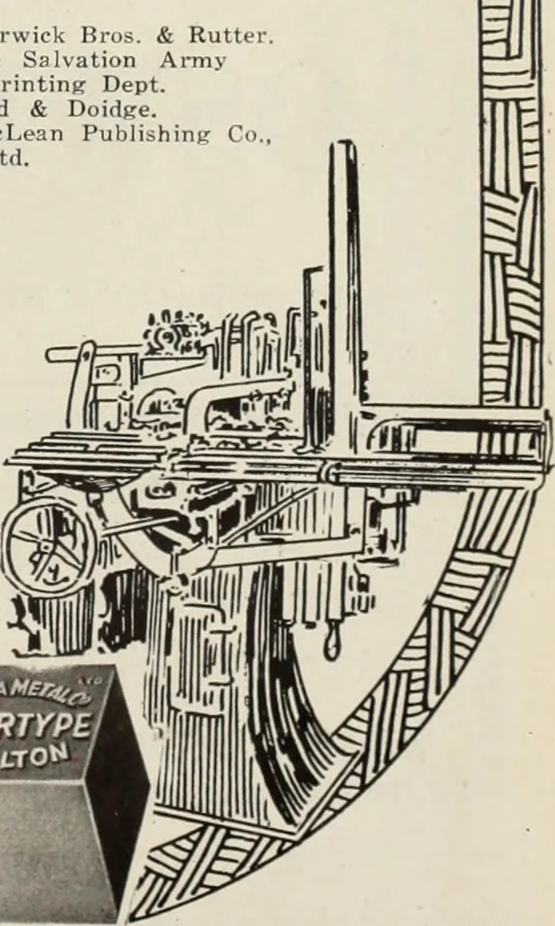 An illustration from Canadian printer & publisher, 1919, leaf 54