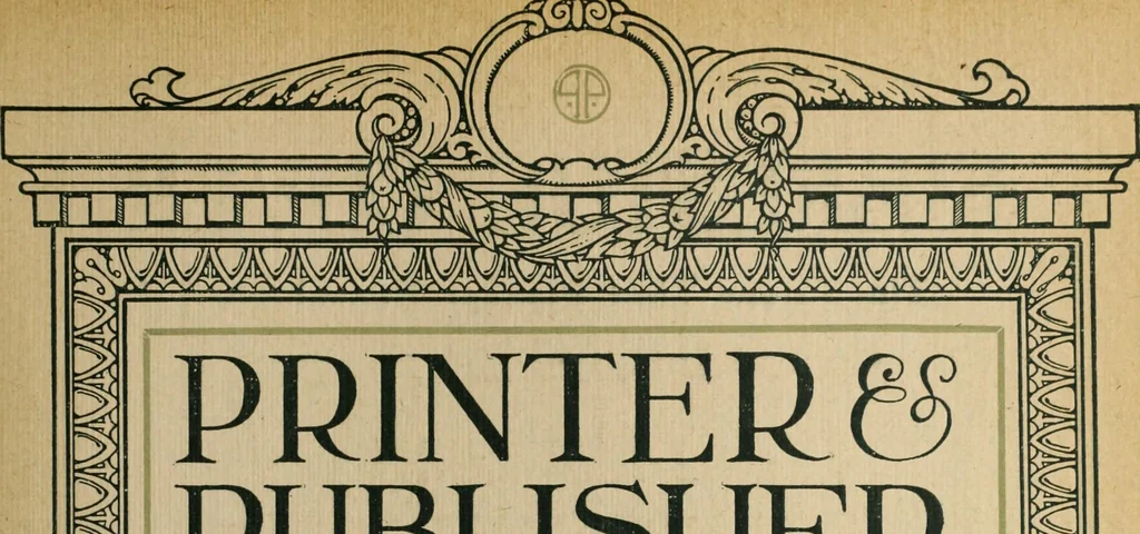 An illustration from Canadian printer & publisher, 1919, leaf 574
