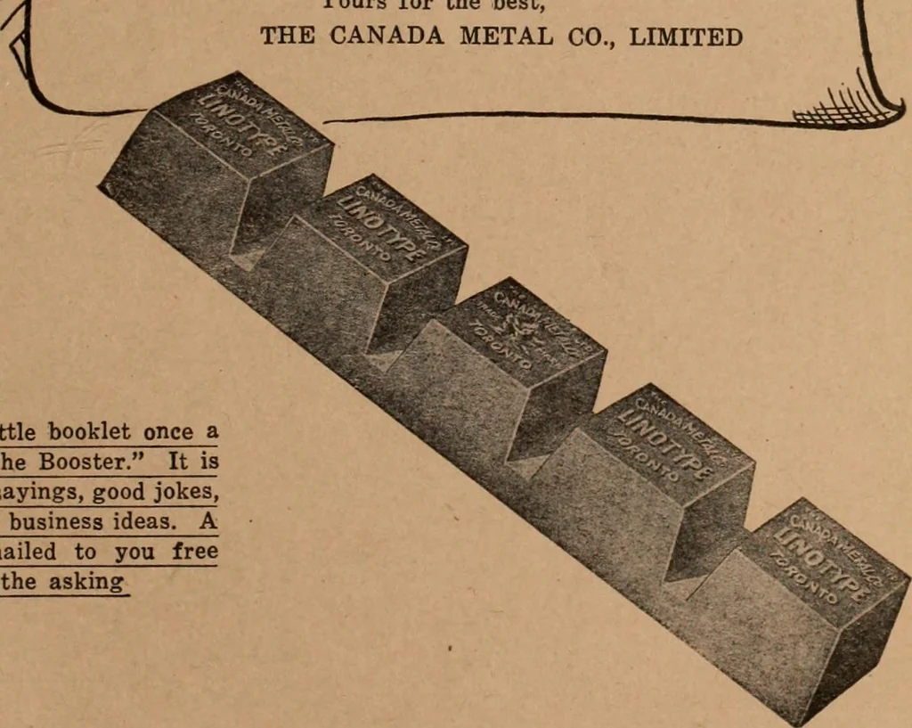 An illustration from Canadian printer & publisher, 1919, leaf 700