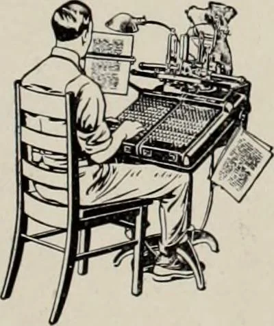 An illustration from Canadian printer & publisher, 1919, leaf 708