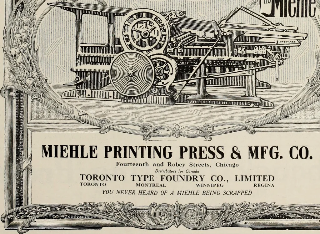 An illustration from Canadian printer & publisher, 1919, leaf 710