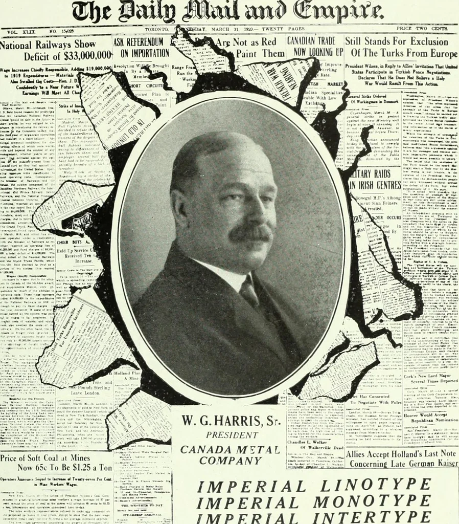 An illustration from Canadian printer & publisher, 1920, leaf 236