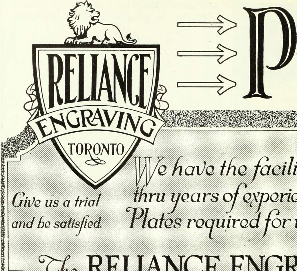 An illustration from Canadian printer & publisher, 1920, leaf 413