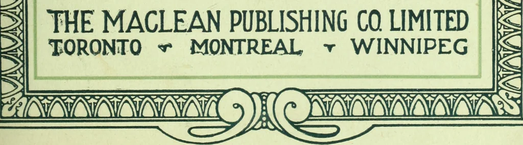 An illustration from Canadian printer & publisher, 1920, leaf 466