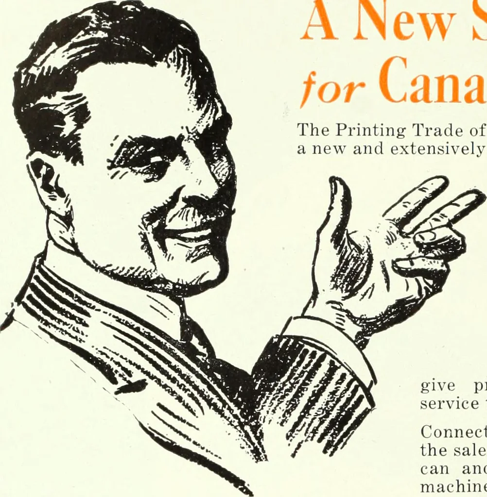 An illustration from Canadian printer & publisher, 1920, leaf 591