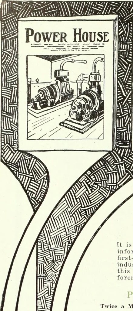 An illustration from Canadian printer & publisher, 1920, leaf 605