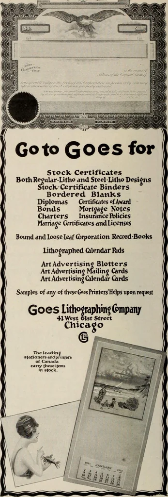 An illustration from Canadian printer & publisher, 1921, leaf 129