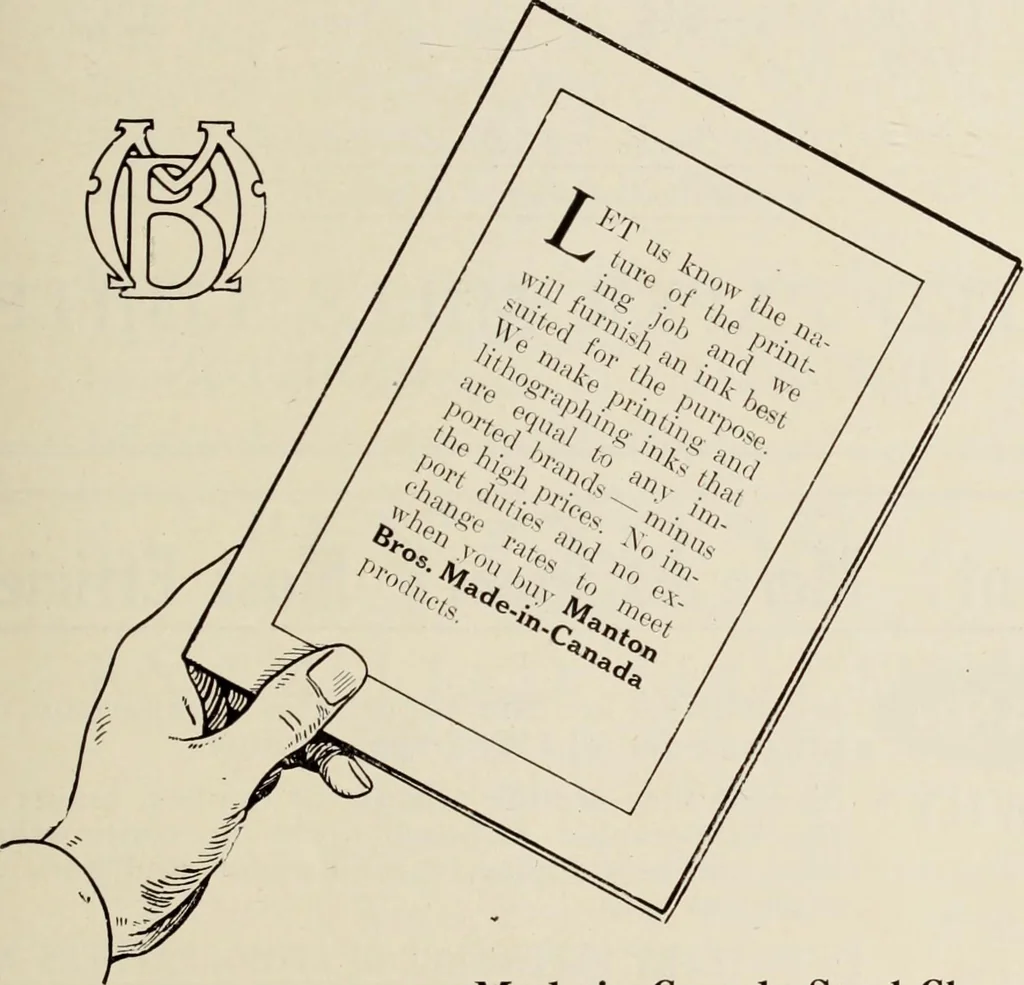 An illustration from Canadian printer & publisher, 1921, leaf 160