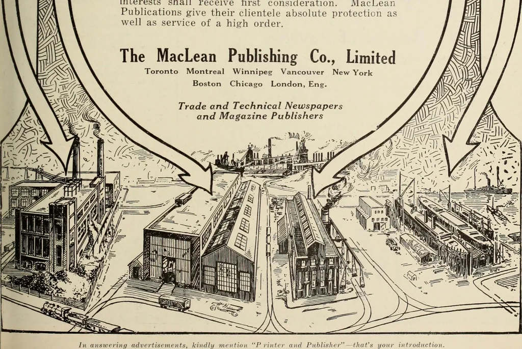 An illustration from Canadian printer & publisher, 1921, leaf 296