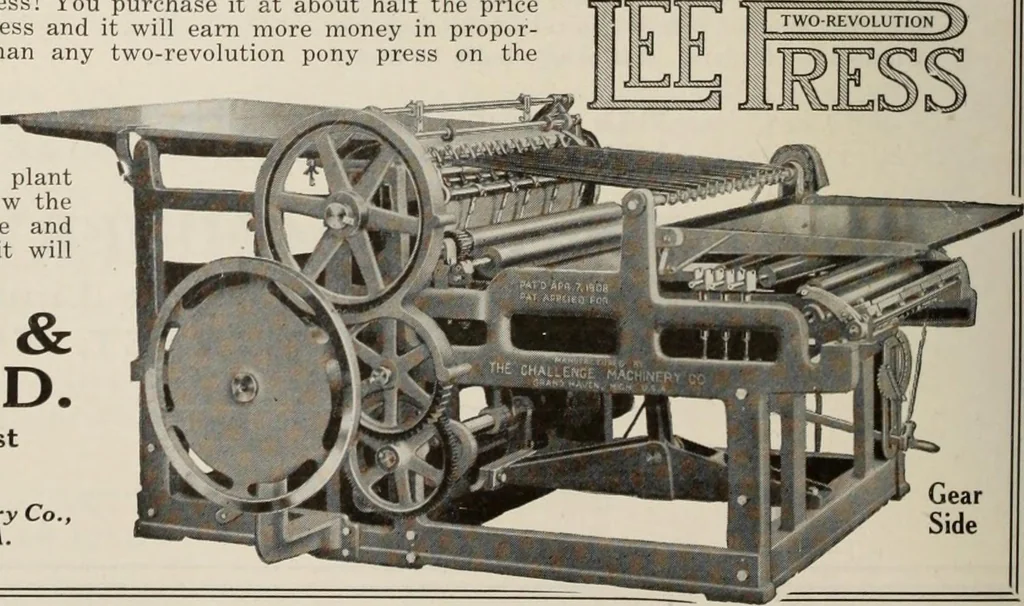 An illustration from Canadian printer & publisher, 1921, leaf 365