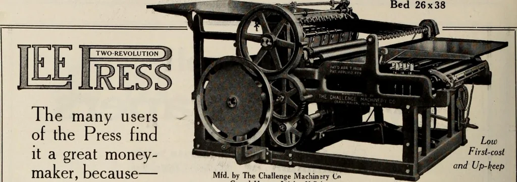 An illustration from Canadian printer & publisher, 1921, leaf 395