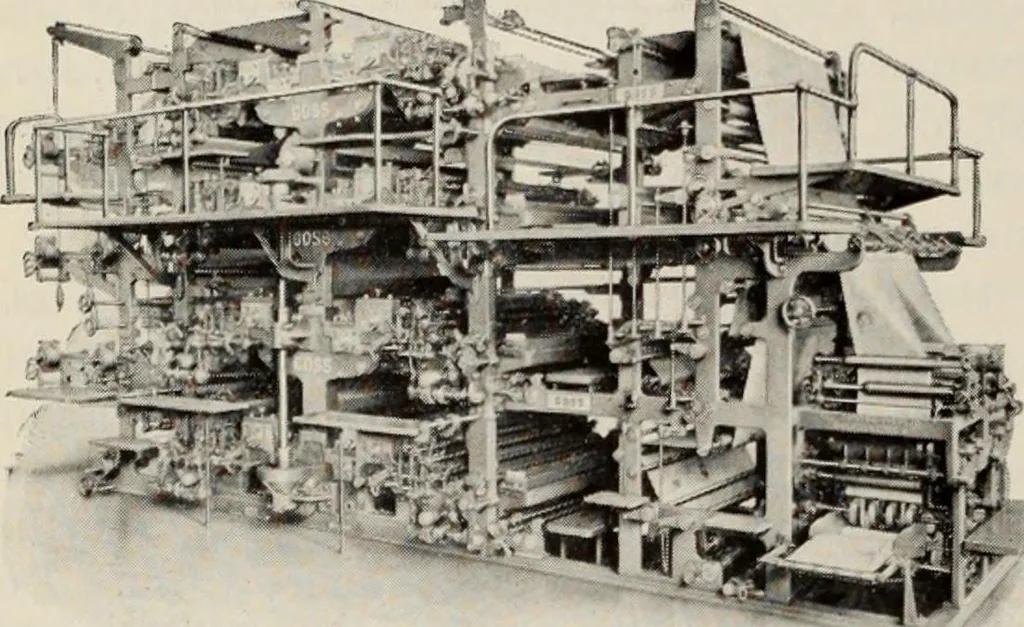 An illustration from Canadian printer & publisher, 1921, leaf 421