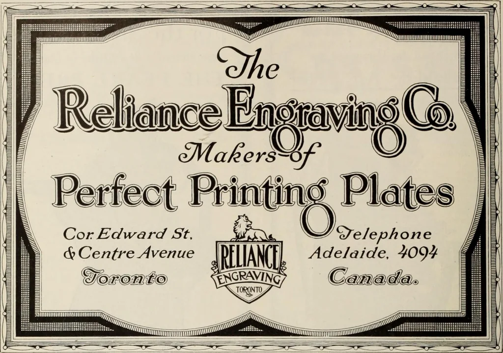 An illustration from Canadian printer & publisher, 1921, leaf 579